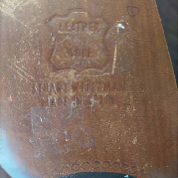 STUART Weitzman Vintage Black Witch Core Square toe Heels 🧙♀️ - Picture 11 of 13